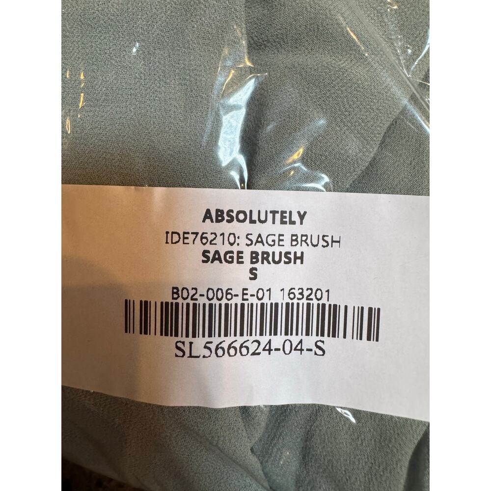 Lulus Absolutely Breathtaking Sage Brush Maxi Dress Small - Picture 4 of 6
